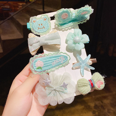 8/10PC/Set Nove modne kopče za kosu za lijepe djevojke, kopče za kosu, slatki crtani uzorak, dječje BB ukosnice, dodaci za kosu, ukrasi, odijelo