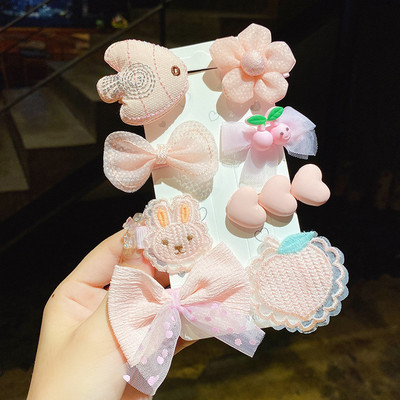 8/10PC/Set Nove modne kopče za kosu za lijepe djevojke, kopče za kosu, slatki crtani uzorak, dječje BB ukosnice, dodaci za kosu, ukrasi, odijelo