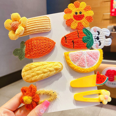 8/10PC/Set Nove modne kopče za kosu za lijepe djevojke, kopče za kosu, slatki crtani uzorak, dječje BB ukosnice, dodaci za kosu, ukrasi, odijelo