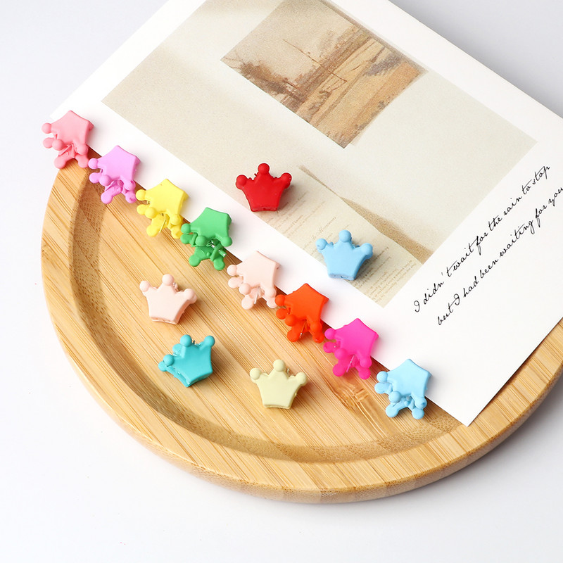 100 buc. Mini gheare de păr colorate, coroană de flori drăguță, ac de păr cu stea, cleme de păr cu ridicata pentru copii, accesorii pentru păr pentru copii, cadouri