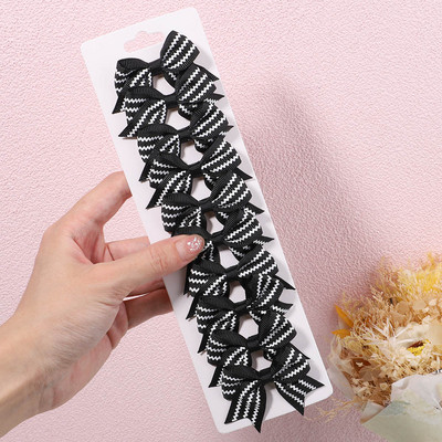 10Pcs/Set 2.5'' Leopard mašne Kose za kosu za djecu Djevojčice Boutique ukosnice s ukosnicama Pokrivala za glavu Dodaci za kosu s prugastim printom