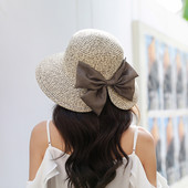 2021. NOVI ženski šešir za sunčanje, velika mašna, široki obodi, letnji šeširi za žene, plaža, panama, slamnati šešir, štitnik za zaštitu od sunca, ženska kapa