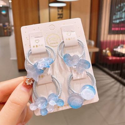 8Gb Princese Jauka Gumijas Josla Galvassegas Akrila Vienkārša Zvaigzne Matu Virve Zirgaste Matu Gredzens Krāsa Mikija Galvas Virve Matu Aksesuāri