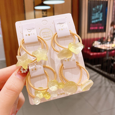 8Gb Princese Jauka Gumijas Josla Galvassegas Akrila Vienkārša Zvaigzne Matu Virve Zirgaste Matu Gredzens Krāsa Mikija Galvas Virve Matu Aksesuāri