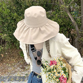 Novi ljetni šeširi za sunce sa UV zaštitom na otvorenom Ženski šešir širokog oboda s užetom Šešir za planinarenje na plaži za djevojke