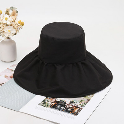 Novi ljetni šeširi za sunce sa UV zaštitom na otvorenom Ženski šešir širokog oboda s užetom Šešir za planinarenje na plaži za djevojke