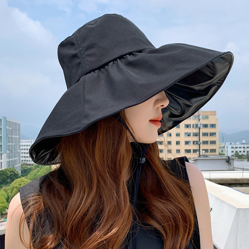 Novi ljetni šeširi za sunce sa UV zaštitom na otvorenom Ženski šešir širokog oboda s užetom Šešir za planinarenje na plaži za djevojke