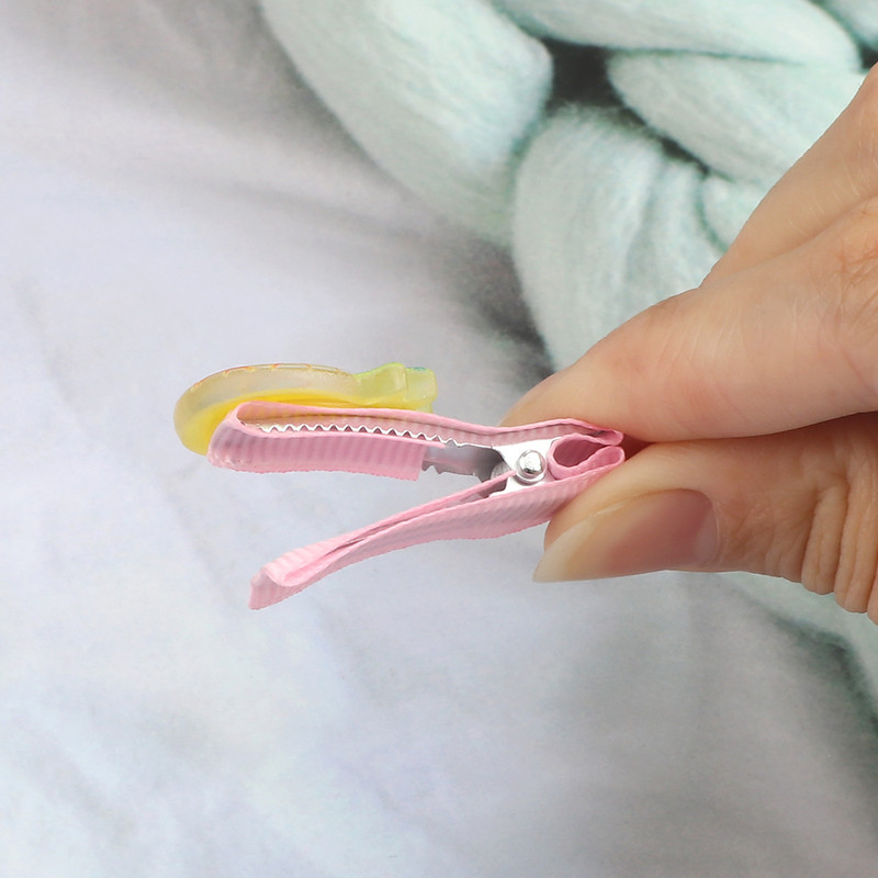 10kom/set Nova djevojka Slatka crtana ukosnica Voće Jagoda Avokado Banana Ukosnice Prekrasna ružičasta mini kopča za kosu Poklon za djecu Žene