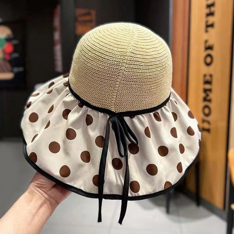 Šešir s kantom protiv UV zračenja Ženski šešir sa širokim obodom za plažu Šešir za sunčanje Traka za sunčanje Ljetni panamski šešir za zaštitu od sunca Vanjski sklopivi prijenosni ribarski šešir