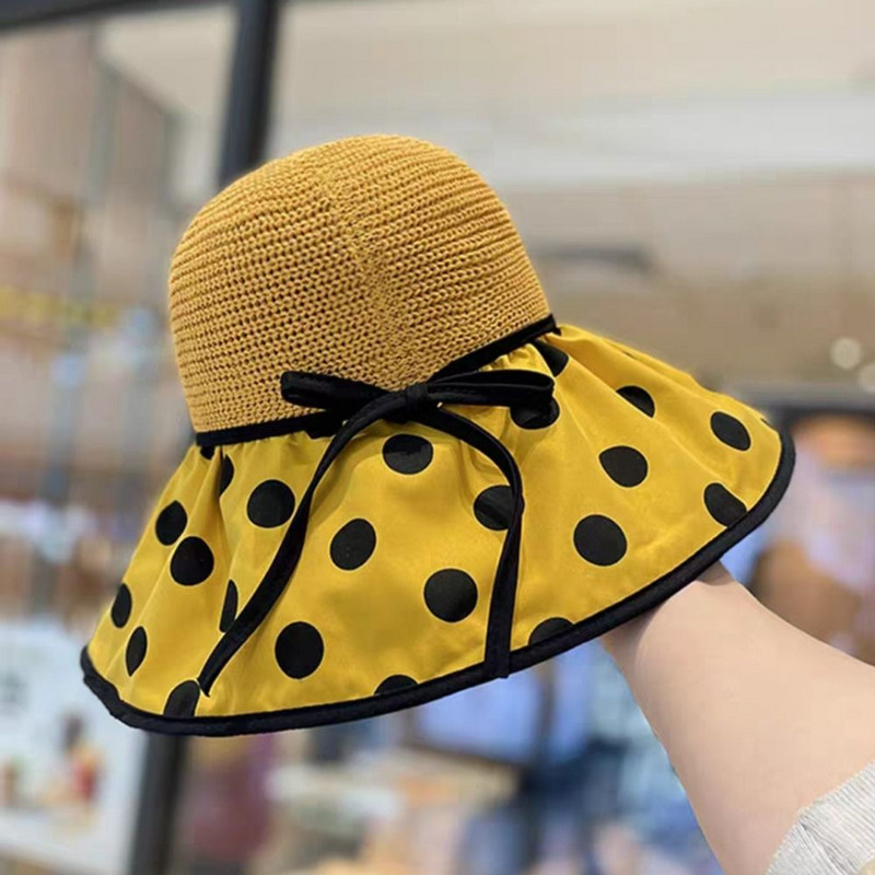 Šešir s kantom protiv UV zračenja Ženski šešir sa širokim obodom za plažu Šešir za sunčanje Traka za sunčanje Ljetni panamski šešir za zaštitu od sunca Vanjski sklopivi prijenosni ribarski šešir