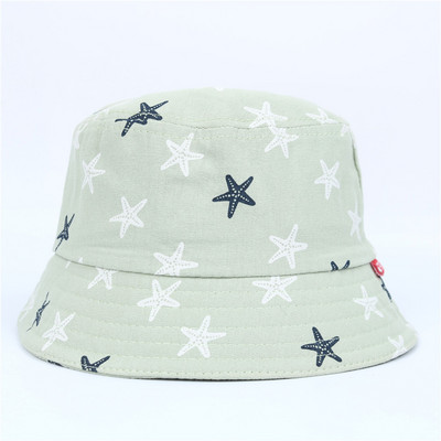 Pălărie de pescar pentru copii de vară Pălărie pliabilă cu găleată din desene animate Pălării cu găleată de stradă Hip Hop Căciuli de pescuit cu imprimeu de urs vintage