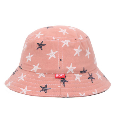 Pălărie de pescar pentru copii de vară Pălărie pliabilă cu găleată din desene animate Pălării cu găleată de stradă Hip Hop Căciuli de pescuit cu imprimeu de urs vintage