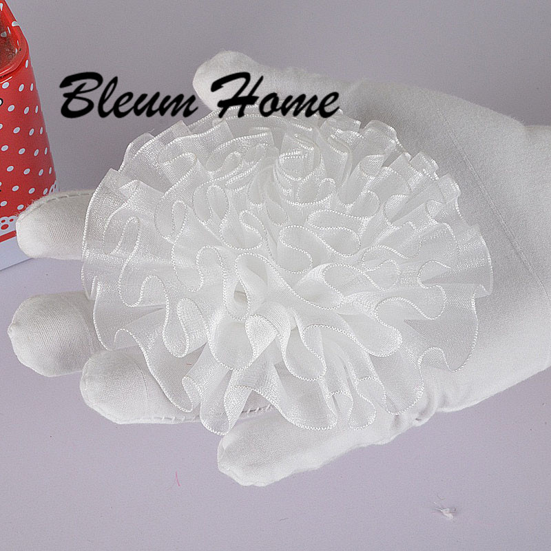 2gab Bleum Home Hair Braider Barrettes lielas mežģīnes ar rokām darinātas puķes Matu sprādzes bērniem Modes matu sprādzes Matu rokturi Dāvana meitenēm