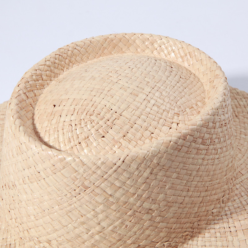 Ikdienas rafijas saules cepure sievietēm dāmu brīvdienu pludmales cepures vasaras meitenēm saulessargs cepure modes spēlmaņu havajiešu cepures vairumtirdzniecība