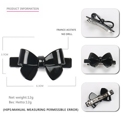 Elegantna hvataljka za kosu Višebojna mašna za kosu Ukolica Izuzetan svakodnevni život Dodaci Acetatne kopče