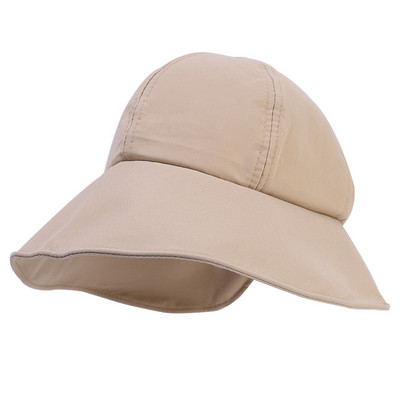 Suvine laia äärega päikesemüts, hobusesaba, reguleeritavad mütsid meestele Naistele kokkupandavad rannamütsid pehmed kiiresti kuivavad visiirid Fisherman Cap