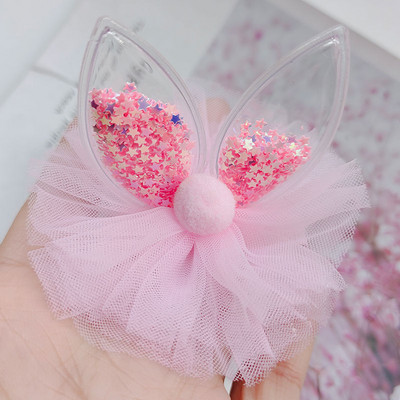 3PCS Slatka kopča za kosu s cvijetom od zečjeg uha BB kopče Dječje ukosnice Dječja pokrivala za glavu Dječje kopče Ukrasi za glavu Gumice za kosu Dodaci za djevojčice