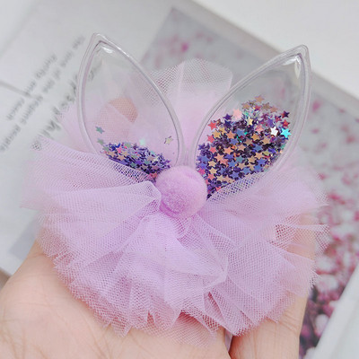 3PCS Slatka kopča za kosu s cvijetom od zečjeg uha BB kopče Dječje ukosnice Dječja pokrivala za glavu Dječje kopče Ukrasi za glavu Gumice za kosu Dodaci za djevojčice