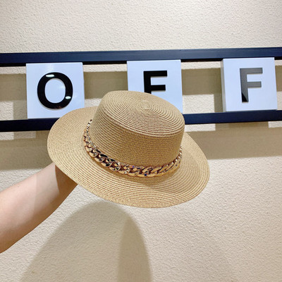 Ljetni ženski šešir novi podesivi ravni vrh muški i ženski slamnati šešir Fedora šešir za sunce Šešir za plažu jazz fluorescentno žuti jazz