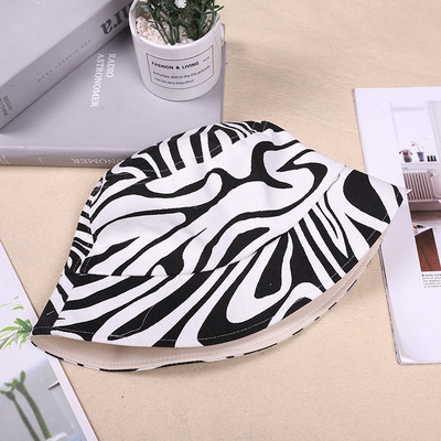 Unisex, odrasli muškarci, pamučni šešir s zebrastim uzorkom, ženski šeširi, ležerni ribolov, ribarski šeširi, kape, šeširi za zaštitu od sunca