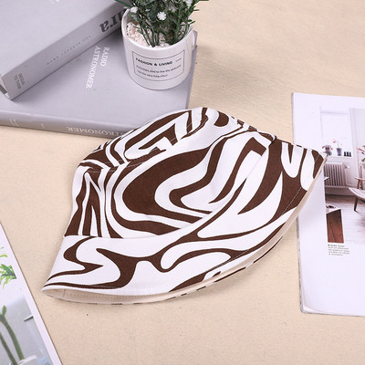 Unisex, odrasli muškarci, pamučni šešir s zebrastim uzorkom, ženski šeširi, ležerni ribolov, ribarski šeširi, kape, šeširi za zaštitu od sunca