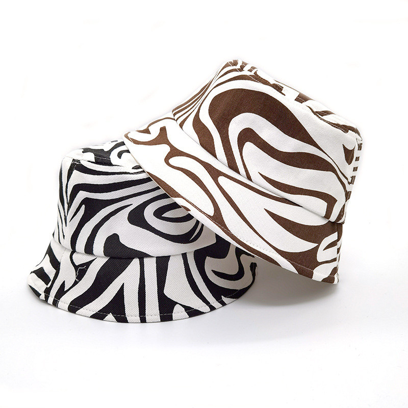 Unisex, odrasli muškarci, pamučni šešir s zebrastim uzorkom, ženski šeširi, ležerni ribolov, ribarski šeširi, kape, šeširi za zaštitu od sunca