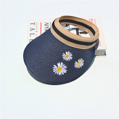 pălării de vară pălării de paie coadă de cal în aer liber de protecție împotriva soarelui șapcă transparentă pentru față, făcută manual, pălărie de femeie din rafie naturală de primăvară vară