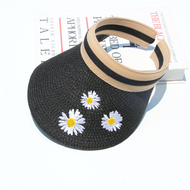 pălării de vară pălării de paie coadă de cal în aer liber de protecție împotriva soarelui șapcă transparentă pentru față, făcută manual, pălărie de femeie din rafie naturală de primăvară vară