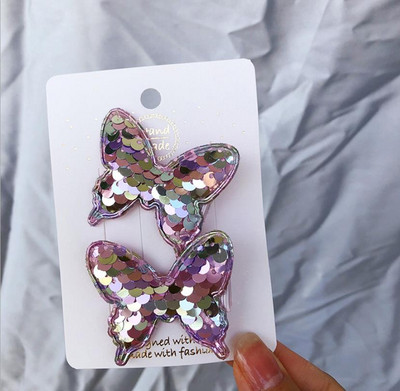 Agrafă de păr din piele PU pentru fete, strălucitoare, din pâslă, în formă de iepure, accesorii pentru ace de păr pentru copii, accesorii