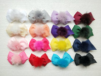 Djevojka 2,5 inčni krzneni pompon Mašnice za kosu Koješke Pom pom pokrivala za glavu slatki pomponi Ukosnice za kosu dodaci Ukosnice 1 par GR104