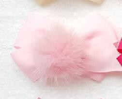 Djevojka 2,5 inčni krzneni pompon Mašnice za kosu Koješke Pom pom pokrivala za glavu slatki pomponi Ukosnice za kosu dodaci Ukosnice 1 par GR104