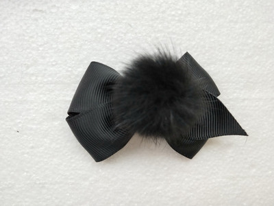 Djevojka 2,5 inčni krzneni pompon Mašnice za kosu Koješke Pom pom pokrivala za glavu slatki pomponi Ukosnice za kosu dodaci Ukosnice 1 par GR104