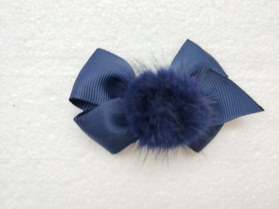 Djevojka 2,5 inčni krzneni pompon Mašnice za kosu Koješke Pom pom pokrivala za glavu slatki pomponi Ukosnice za kosu dodaci Ukosnice 1 par GR104