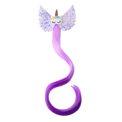 Rainbow Horse Girls Hajcsat Hajdarab Paróka Hajtűk Zsurló Kötőeszközök Gyerekfejdísz Hajcsat Aranyos Hajkiegészítők