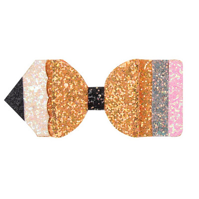 Povratak u školu 4,5'' pencil mašne za kosu za djevojčice Svjetlucave kopče za kosu Modne sjajne kopče za kosu Ukosnice za zabavu Dječji dodaci za kosu