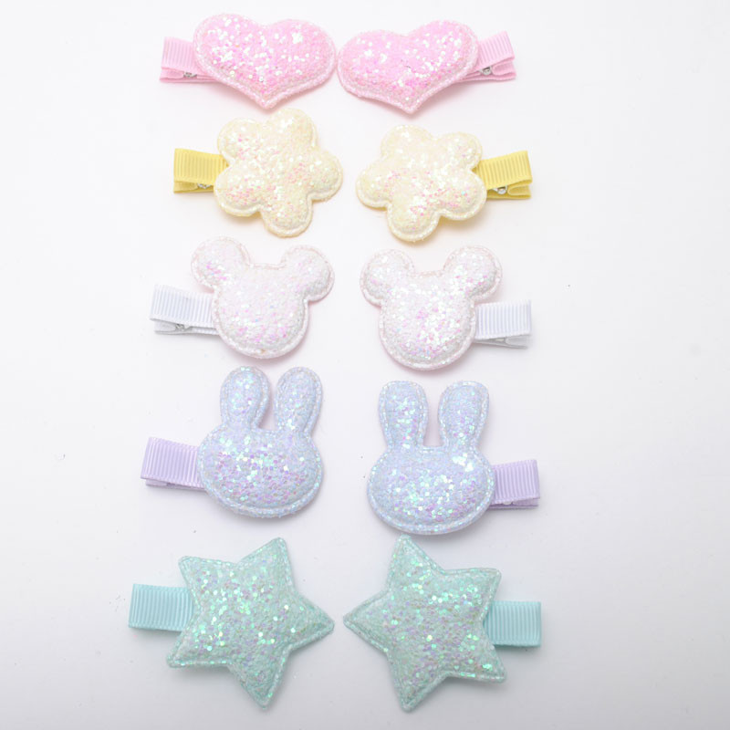 Novi Mickey dodaci za kosu Djevojčice Ukosnice sa zečjim ušima Svjetlucava kopča za kosu Srce Zvjezdica Dječje Ukosnice za kosu Dječji rođendanski poklon