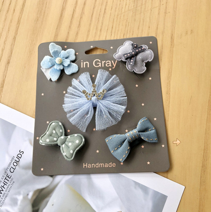 Desene animate noi Mini agrafe de păr din pânză, lucrate manual, Copii cu păr mic Accesorii de păr pentru fete nou-născute Agrafe de păr pentru bebeluși J158