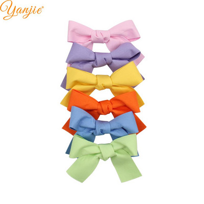 1 set 2022, novi dolazak, 3" karirana točkasta frizura, vezana mornarska mašna, ukosnica, ručno izrađeni sitni dodaci za kosu za djevojčice, kopča za pokrivala za glavu