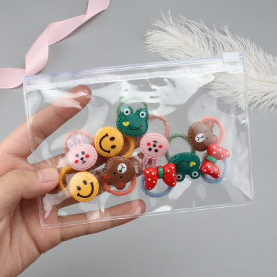 10kom/lot Dodaci za kosu za djevojčice Crtić Voće Životinja Elastična gumica za kosu Dječje cvijeće Gumice Mali prsten za kosu Pokrivalo