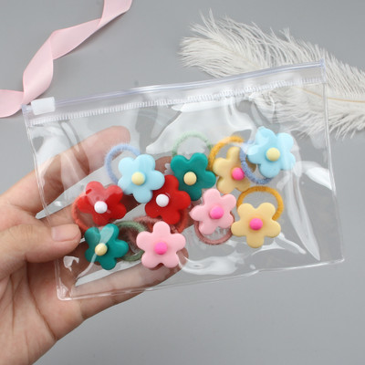 10kom/lot Dodaci za kosu za djevojčice Crtić Voće Životinja Elastična gumica za kosu Dječje cvijeće Gumice Mali prsten za kosu Pokrivalo