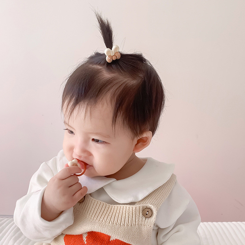 20Pcs/set Kawaii Cartoon Medvjed Gumice za kosu Sweet Girls Elastična gumica Pokrivala za glavu Cvjetna mašna Dječji ukrasi za kosu Ukrasi