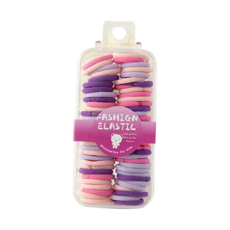 Krabička pre bábätká, cukríkovo farebné, roztomilé vlasové pásky pre deti, krásne gumičky do vlasov, nebolí ich gumička do vlasov, doplnky