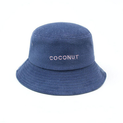 COKK Bucket Καπέλο Γυναικείο Αντρικό Κοτλέ Ψαρά Καπέλο Ρετρό μόδα Φθινοπωρινά χειμερινά καπέλα Flat Bob Gorro Hip Hop K Pop Panama Κορεάτικο