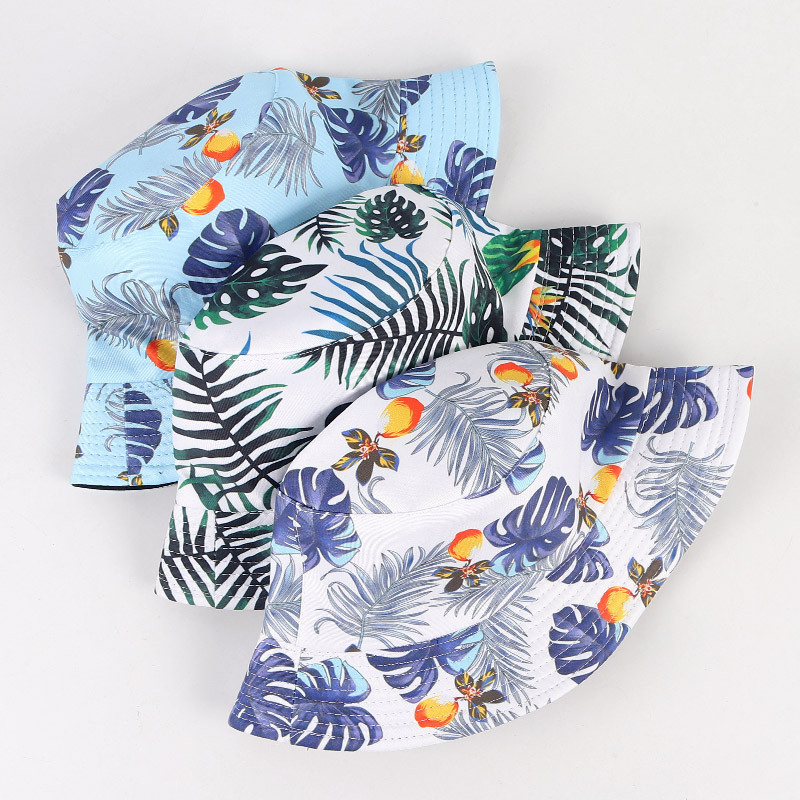 Pălărie unisex Panama Bob Chapeau găleată femei Harajuku cu două fețe, vara 2023, pălării de pescar, șapcă de soare hip hop cu imprimeu floral