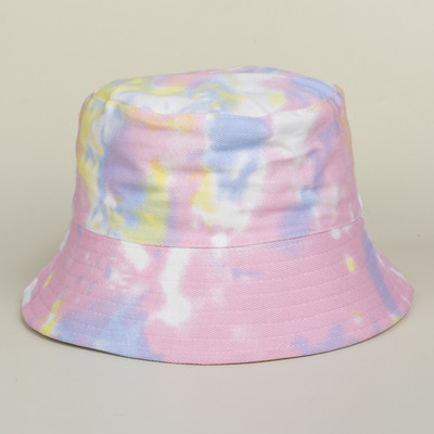 Tie-Dye ribarski šešir s grafitima i postupnim promjenama, dvostrani šešir za umivaonik, šešir sa šiltom za zaštitu od sunca za prekogranična putovanja