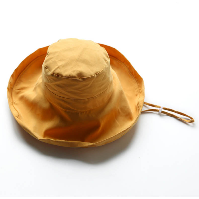 Pălărie de soare nouă, de vară, pliabilă, pentru femei, cu protecție solară în aer liber, din bumbac, pentru pescuit, pentru vânătoare, anti-UV, cu boruri largi, pălărie de soare cu găleată