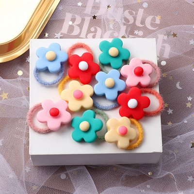 10 bucăți/set benzi de păr cu animale drăguțe din desene animate, benzi elastice din cauciuc pentru fete, accesorii pentru păr, ornamente pentru bentita pentru copii, cadou 2022