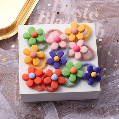 10 bucăți/set benzi de păr cu animale drăguțe din desene animate, benzi elastice din cauciuc pentru fete, accesorii pentru păr, ornamente pentru bentita pentru copii, cadou 2022