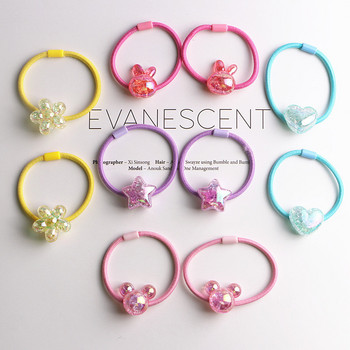 10 ΤΕΜ. New Cute Princess Flower Color Ball Παιδικά Ελαστικά Μαλλιά Κεφαλή μωρού Παιδικά Σχοινιά Μαλλιών Κοριτσίστικα Αξεσουάρ Μαλλιών