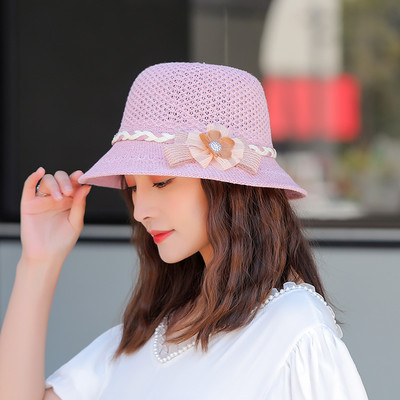 2021, noua vară, solidă, cu adâncime, pălării de paie, respirabile, pentru femei, accesorii cu flori, șapci de soare pentru plajă de vară